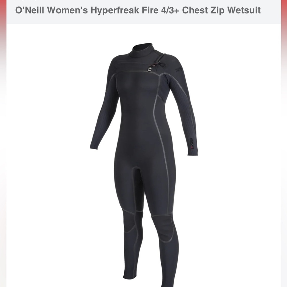 O’neill Hyperfreak Fire 4/3+ Wetsuit NWOT size 6